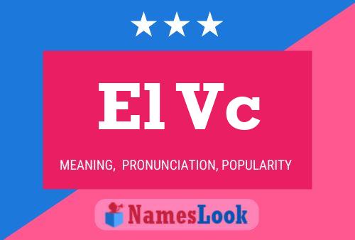 El Vc Name Poster