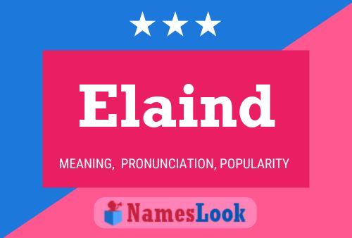 Elaind Name Poster