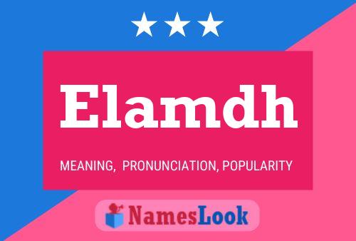 Elamdh Name Poster