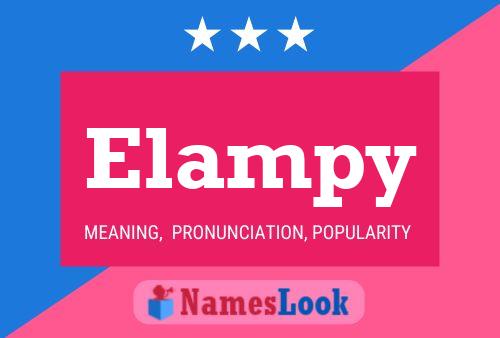 Elampy Name Poster