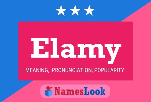 Elamy Name Poster