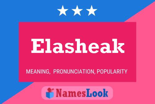 Elasheak Name Poster