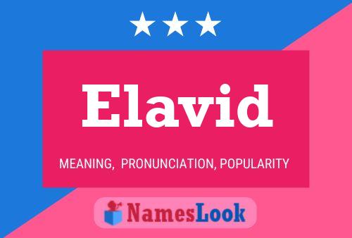 Elavid Name Poster