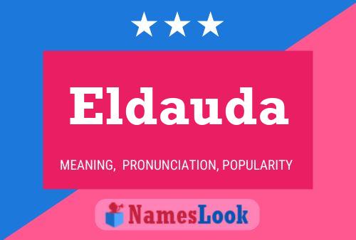 Eldauda Name Poster