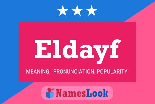 Eldayf Name Poster