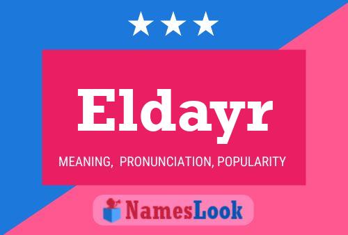 Eldayr Name Poster