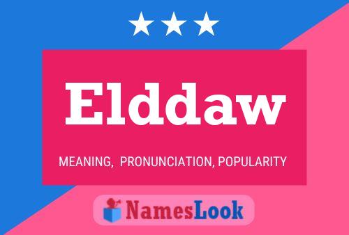 Elddaw Name Poster