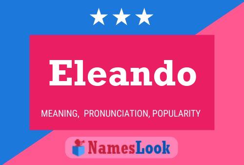 Eleando Name Poster