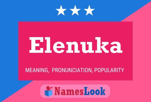 Elenuka Name Poster