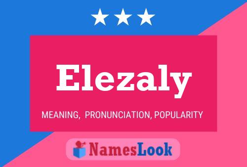 Elezaly Name Poster