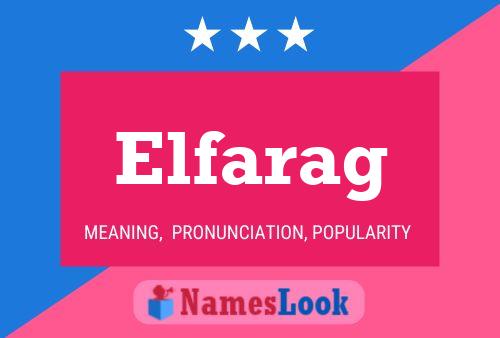 Elfarag Name Poster