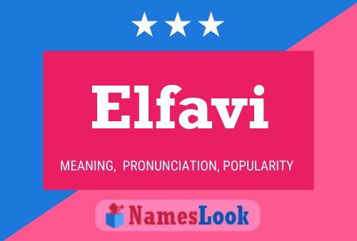 Elfavi Name Poster