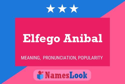 Elfego Anibal Name Poster