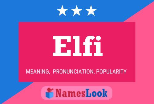 Elfi Name Poster