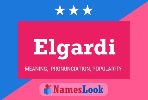 Elgardi Name Poster