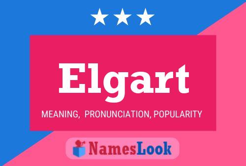 Elgart Name Poster