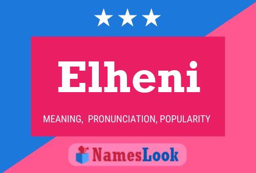 Elheni Name Poster