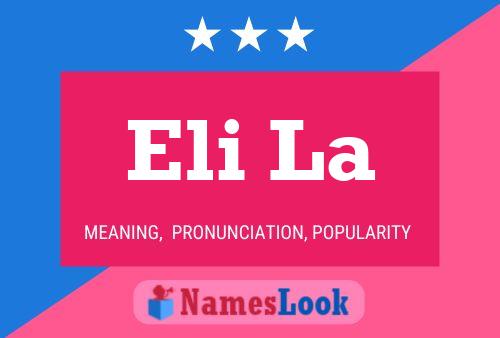 Eli La Name Poster