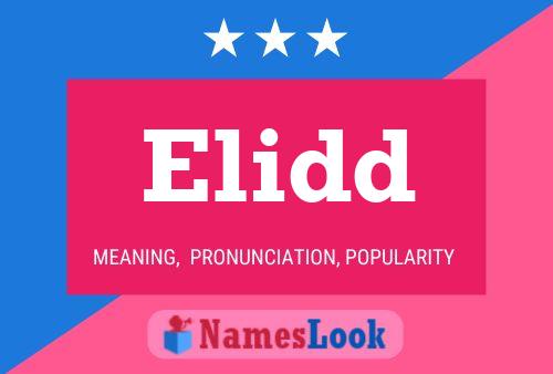 Elidd Name Poster