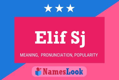 Elif Sj Name Poster