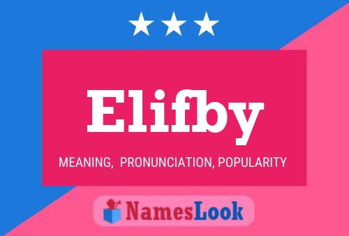 Elifby Name Poster