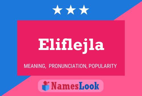 Eliflejla Name Poster