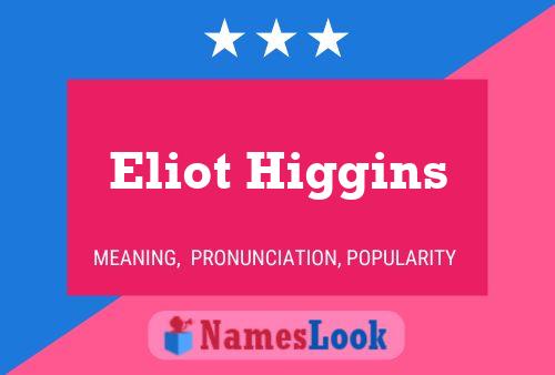 Eliot Higgins Name Poster