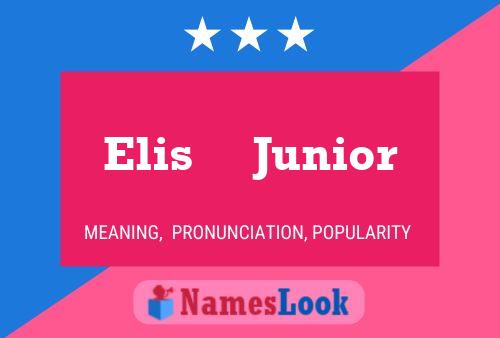 Elis     Junior Name Poster