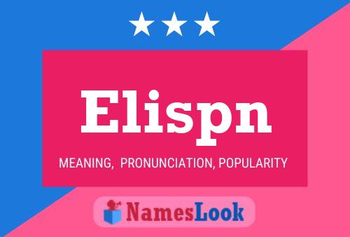 Elispn Name Poster