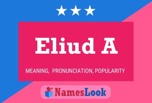 Eliud A Name Poster