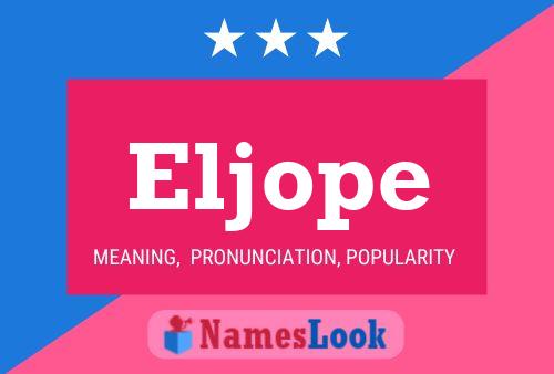 Eljope Name Poster