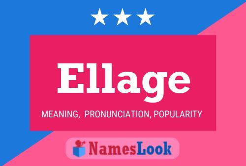 Ellage Name Poster