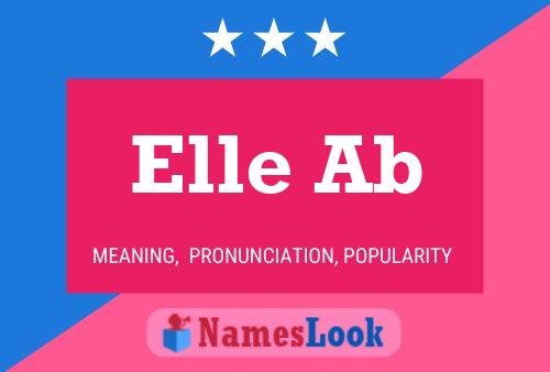 Elle Ab Name Poster