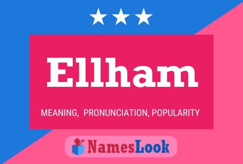 Ellham Name Poster