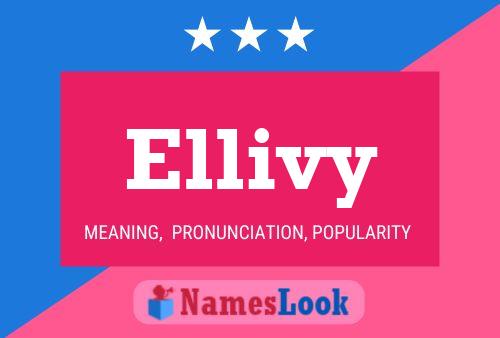 Ellivy Name Poster