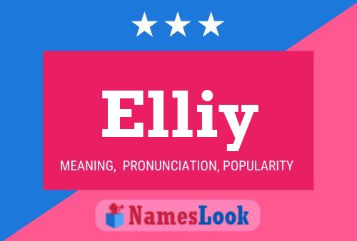 Elliy Name Poster