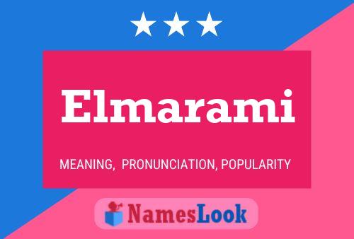 Elmarami Name Poster