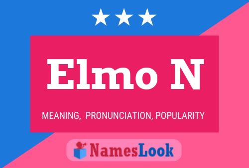 Elmo N Name Poster