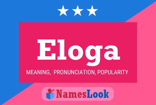 Eloga Name Poster