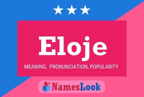 Eloje Name Poster