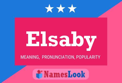 Elsaby Name Poster