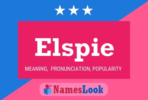 Elspie Name Poster