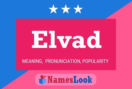 Elvad Name Poster