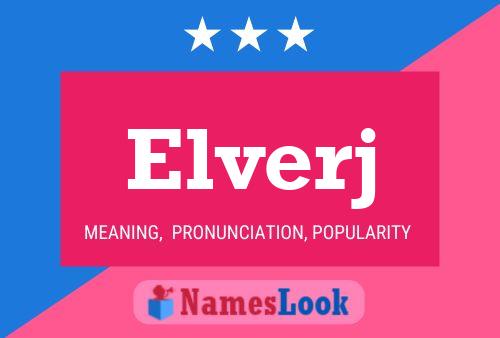 Elverj Name Poster