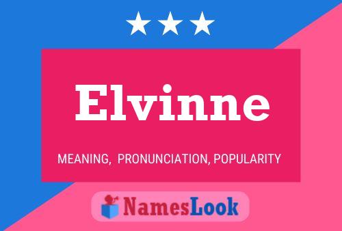 Elvinne Name Poster