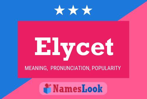 Elycet Name Poster