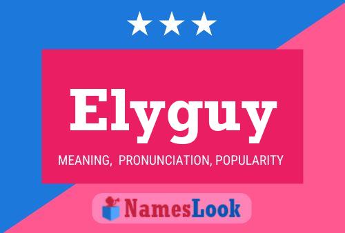 Elyguy Name Poster