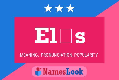 Elís Name Poster