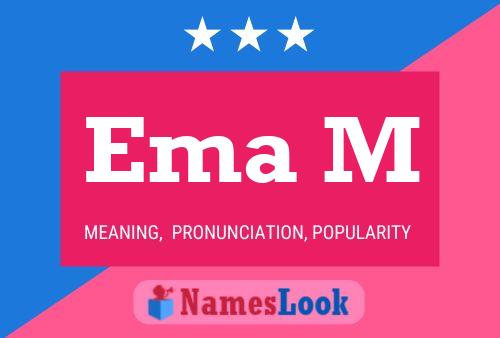 Ema M Name Poster