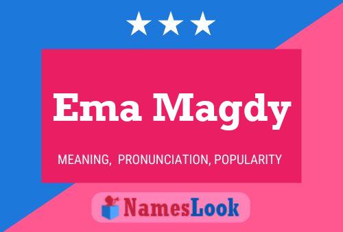 Ema Magdy Name Poster